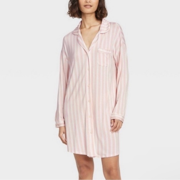 The Beautifully Soft Notch Collar Nightgown from Stars Above™ - Picture 3 of 6